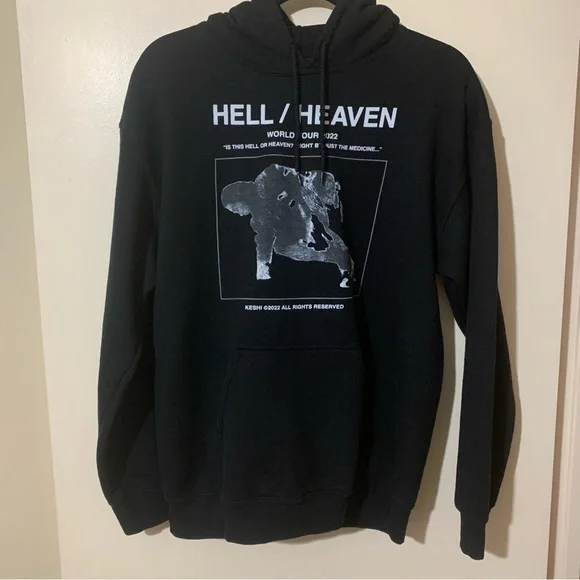 Keshi Hell/Heaven 2022 World Tour Hoodie in Black